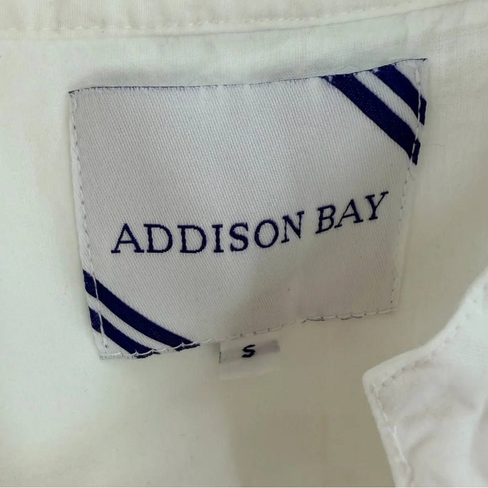 Addison Bay White Maritime Ruffled Dress Small - Picture 4 of 6